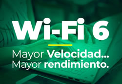 WiFi 6 Mayor velocidad